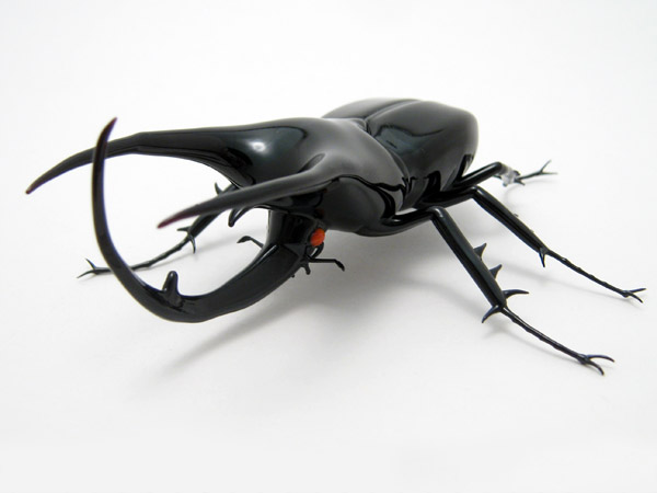 Atlas Beetle - Chalcosoma atlas, glass beetle by Wesley Fleming