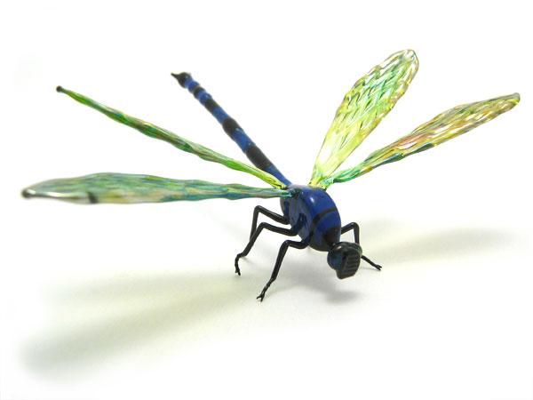 Dragonfly for Kirsten, glass bug by Wesley Fleming