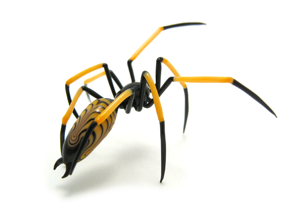 Orb Weaver, glass bug by Wesley Fleming
