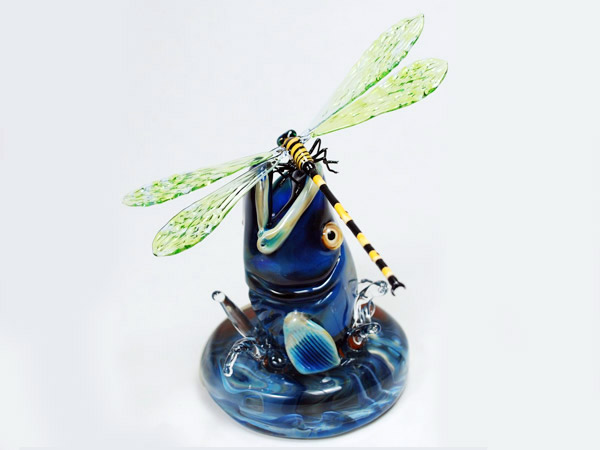 collaborative work with Jeremy Sinkus, glass insect by Wesley Fleming
