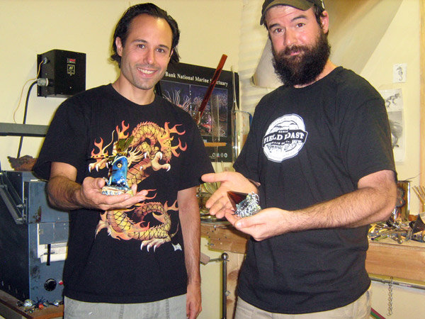 collaborative work with Jeremy Sinkus, glass bug by Wesley Fleming