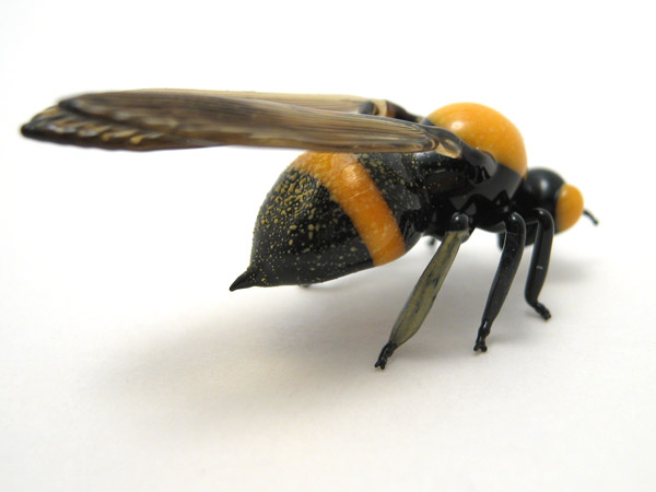 Bumblebee, glass bee by Wesley Fleming