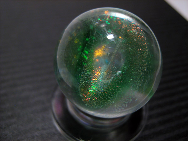 Dragonfly Freestanding on Marble, glass bug by Wesley Fleming