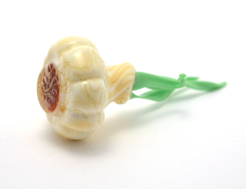 Sprouted Garlic, glass garlic by Wesley Fleming