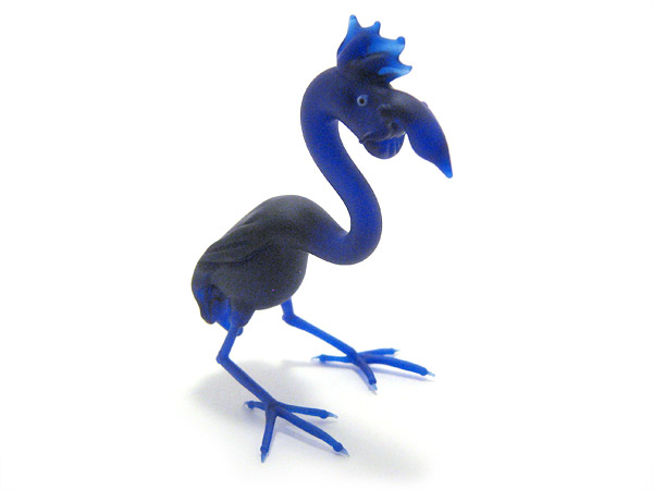 Gothic Goose, glass bird by Wesley Fleming