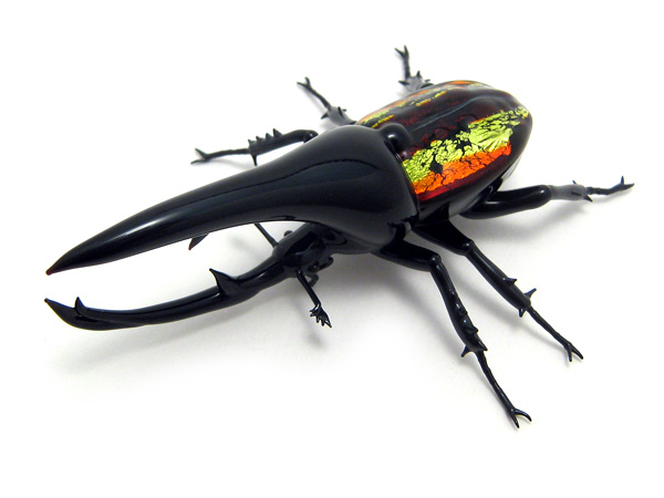 Hercules Beetle, glass insect by Wesley Fleming