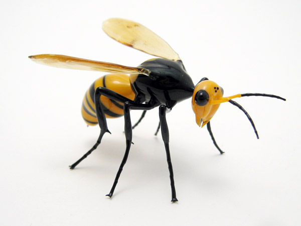 Japanese Hornet, glass hornet by Wesley Fleming