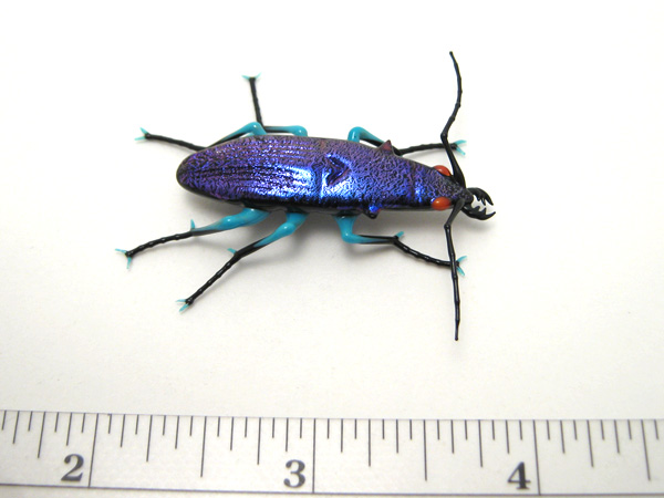 Mini Tiger Beetle, glass bug by Wesley Fleming
