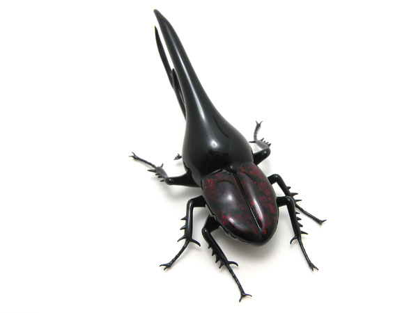 Ruby Hercules Beetle, glass beetle by Wesley Fleming