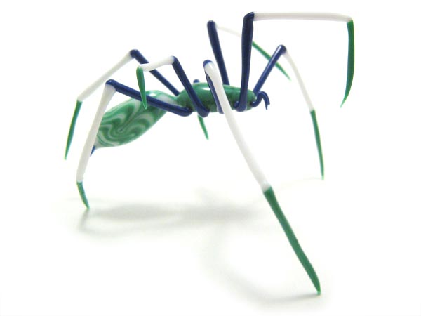 Tropical Spider, glass spider by Wesley Fleming