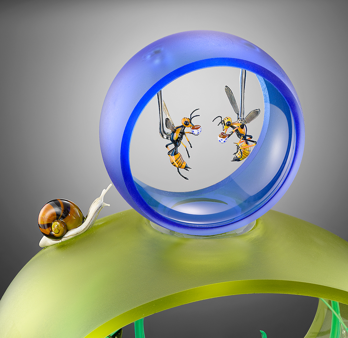 Glass teapot by Wesley Fleming and Peter Muller