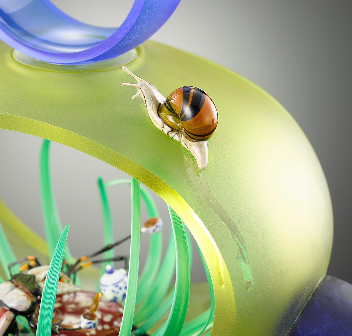 Glass teapot by Wesley Fleming and Peter Muller